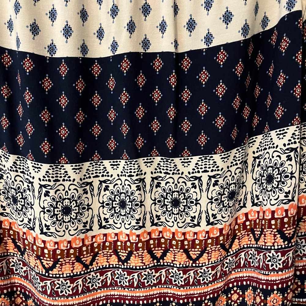 Beachlunchlounge women’s sleeveless geometric print midi shift dress, XS - Picture 4 of 5